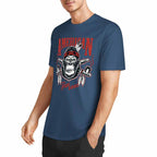 New 2025 Pure cotton short sleeved T-shirt Front print Multiple colors