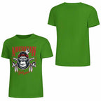 New 2025 Pure cotton short sleeved T-shirt Front print Multiple colors