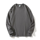 Women's 100% Cotton Loose Fit Long Sleeve Crew Neck T Shirts