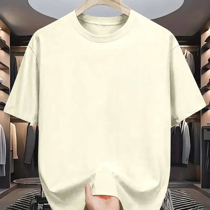 Unisex Classic Cotton T-Shirt Couple Women Men Casual Oversize Girls Solid Color Tees Tops Breathable T Shirt Clothing Ventilate