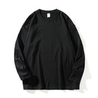 Women's 100% Cotton Loose Fit Long Sleeve Crew Neck T Shirts
