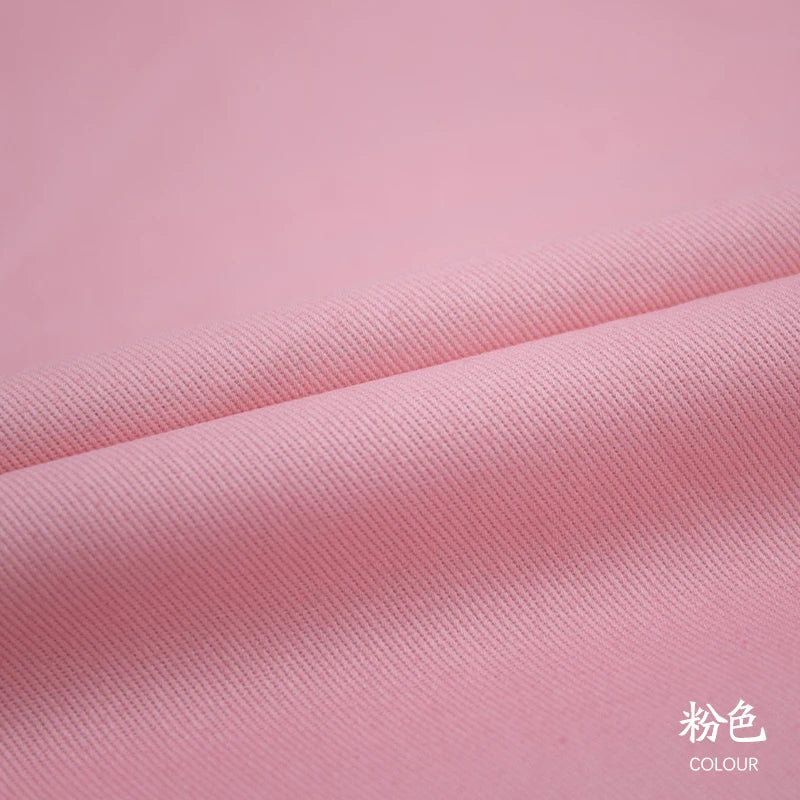 Color Non-stretch Twill Thickening 100%Pure Cotton Denim Fabric Autumn and Winter Jacket Pants DIY Clothing Design Sewing Fabric