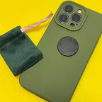 1/3/5pcs Shungite Graphite Small Round Tablet Laptop Mobile Phone Sticker,Christmas Back to School Season Graduation Season Gift